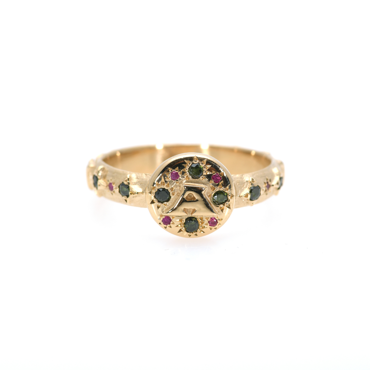 Initial Gold Signet Ring