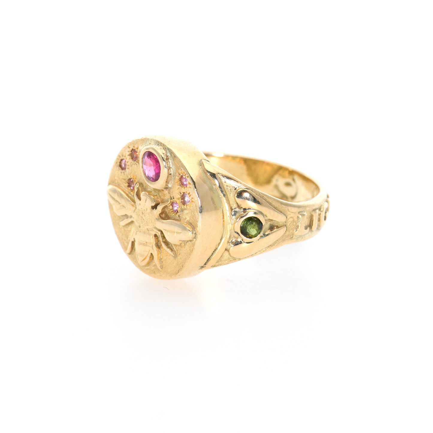 Bee Gold Signet Ring