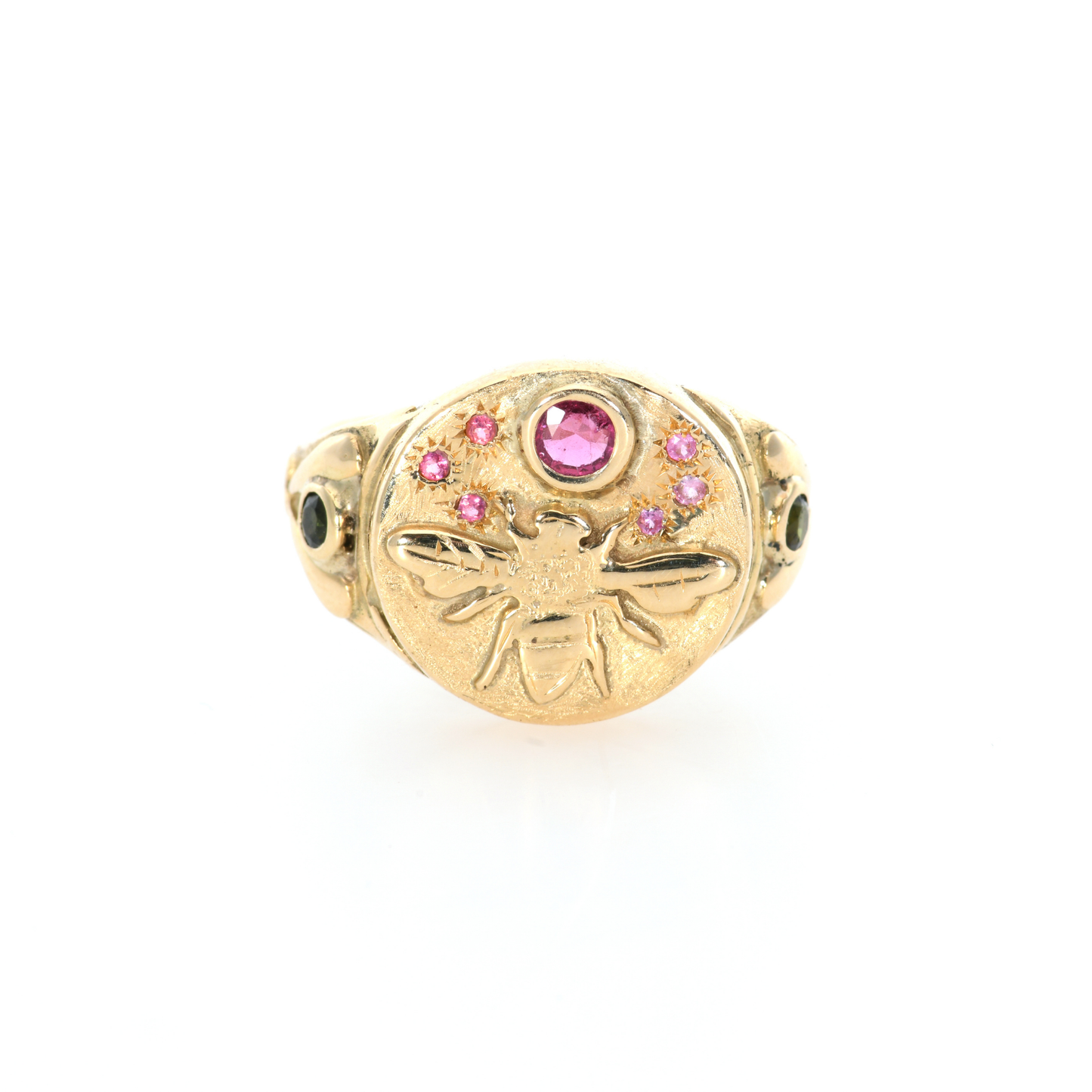 Bee Gold Signet Ring